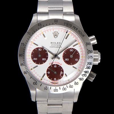 레플리카 [로렉스] 남성용 1965년 모델 클래식  코스모그래프 데이토나  Ref.6239 수동감기/기계식 37mm 스크류 다운 푸셔 메탈줄 화이트다이얼 rol2599  