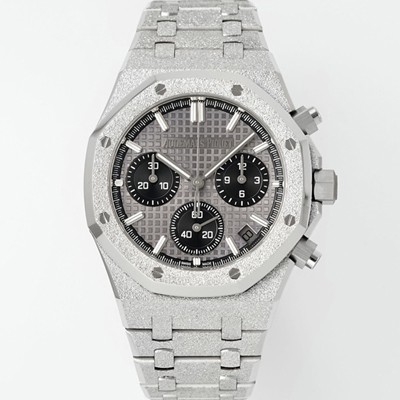 레플리카 [오데마피게] 남성용 로얄오크 26240BC.GG.1324BC.01 크로노그래프 41mm 오토매틱 Cal.4401 타입 그레이 와플 다이얼 aud6554  