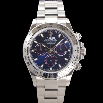 레플리카 [로렉스] 남성용 코스모그래프 데이토나 m116509-0071 40mm 크로노그래프 7750 오토매틱 무브먼트 블루 다이얼 rol5345  
