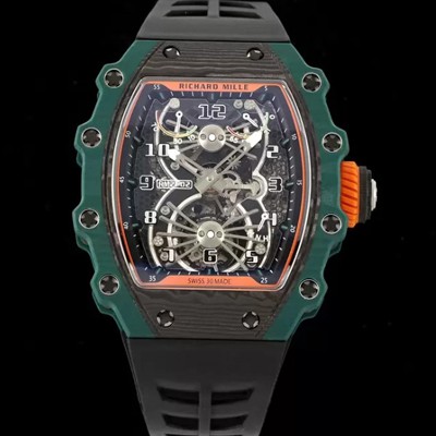 레플리카 [리차드밀레] 남성용 RM21-02 투어빌론 포지드 카본 51mm 투르비용 무브먼트 스켈레톤 다이얼 ric0298  