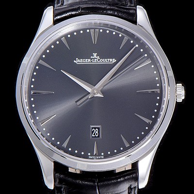 레플리카 [예거르꿀뜨르]남성용 마스터 울트라 씬 데이터 40미리 오토매틱 그레이다이얼 JAG99584  