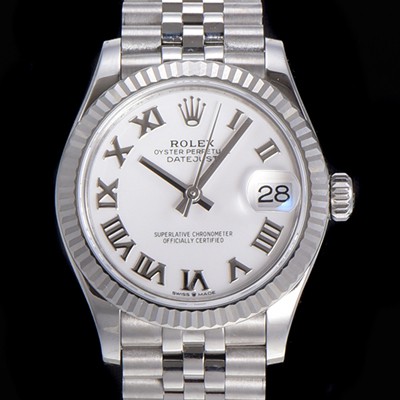 레플리카 [로렉스] 여성용 2021신상 데이져스트 오토매틱 ETA-2688 31mm 메탈줄 화이트다이얼 rol52349  