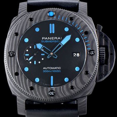 레플리카 [파네라이] 남성용 서브멀시브 PAM01616 오토매틱 Cal.P9010 타입 47mm 카본제질 블랙 다이얼 pan5222  