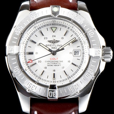 레플리카 [브라이틀링] 남성용 콜트 화이트 다이얼 오토매틱 무브먼트 BRE0215  