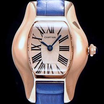 레플리카 [까르띠에] 여성용 토르튜 화이트 다이얼 스위스 정품 쿼츠 무브먼트 CAR0153  