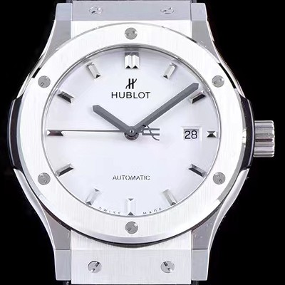 레플리카 [휴블렛] 남성용 NEW 클레식 퓨전 511.NX.2611.LR 논그로노형 33MM 화이트 다이얼 오토매틱 무브먼트 HUB0200  