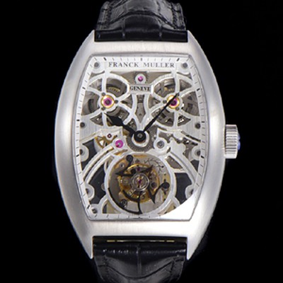 레플리카 [프랭크뮬러] 남성용 그랜드 컴플리케이션 8889 TG SQT BR 수동기계식 투어빌론 55mm 가죽시계 스켈래톤 다이얼 fra68490  