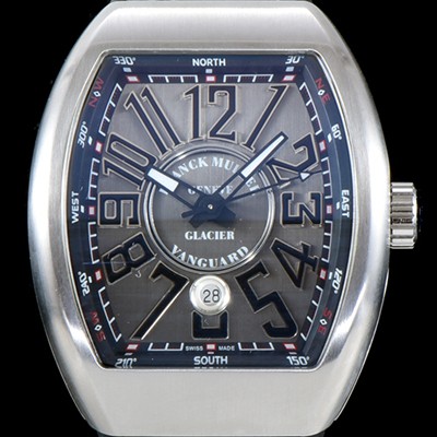 레플리카 [프랭크 뮬러] 남성용 마스터 컴플리케이션 V 45 SC DT YACHTING 5N 뱅가드 요팅!! 그레이&블랙 다이얼 스위스 ETA 2824-A2오토매틱 FRA0450  