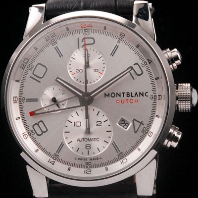 레플리카 [몽블랑] 남성용 타임워커 크로노 SS 실버 다이얼 43mm MON4234  
