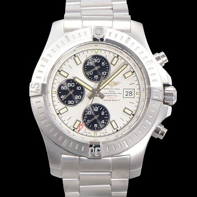 레플리카 [브라이틀링] 남성용 어벤져 크로노그래프 ETA 7750-2 타입 45mm 메탈줄 화이트다이얼 bre9246  