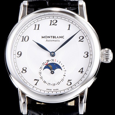 레플리카 [몽블랑] 남성용 박서준이 선택한 드라마 속 그 시계!! U0116508 스타 레거시 문페이즈 아이코닉 스타 컬력션 화이트 다이얼 오토매틱 무브먼트 MON0401  