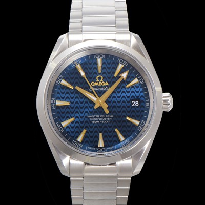 레플리카 [오메가] 남성용 씨마스터 231.10.42.21.03.006 아쿠아테라 150M 마스터 코-액시얼 41.5MM 크로노미터 블루 래커드 다이얼 오토매틱 무브먼트 omg20229  