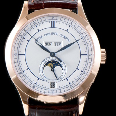 레플리카 [파텍필립] 남성용 컴플리케이션 5396R 에뉴얼 캘린더 39MM UP!! 데이-데이트 문페이즈 18K 로즈골드 케이스 화이트 다이얼 Cal.324 S C 오토매틱 무브먼트 PAT0114  