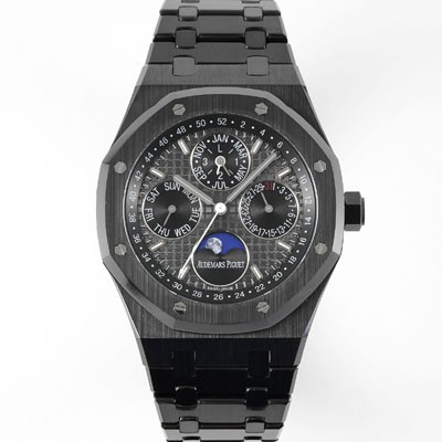 레플리카 [오데마피게] 남성용 로얄오크 26579CE.OO.1225CE.01 퍼페추얼 캘린더 41mm 세라믹 오토매틱 Cal.5134 타입 다크 그레이 다이얼 aud6561  