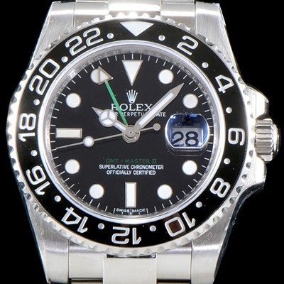 레플리카 [로렉스] 남성용 NEW 지엠티 마스터II 116710LN KS오이스터 링크 3열UP!! 듀얼 타임 24시간 회전식 블랙 세라믹 베젤 블랙 다이얼 브레이슬릿 오토매틱 무브먼트 ROL0014  