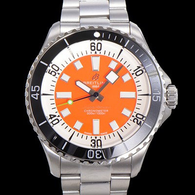 레플리카 [브라이틀링 뉴 다이버워치] 남성용 슈퍼오션 44mm 오토매틱 ETA2824-2 타입 크로노미터 메탈줄 세라믹베젤 래드다이얼 bre27728  