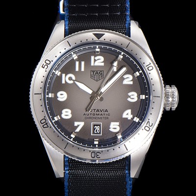 레플리카 [태그호이어] 남성용 오타비아 WBE5114 베스트에디션 오토매틱 42미리 가죽줄 그레이다이얼 TAG73877  