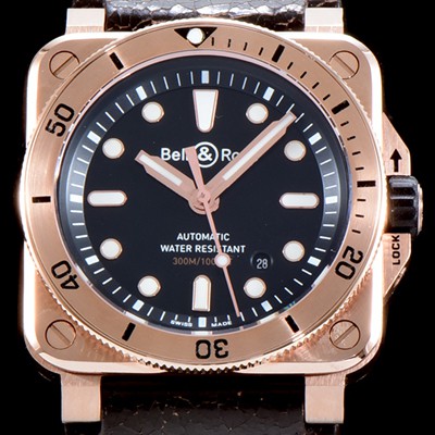 레플리카 [벨엔로즈] 남성용 2018년 신형다이버워치 UP!! 인스트루먼트 BR0392-D-BL-BR/SCA 고급스러운18K 로즈골드 블랙 다이얼 오리지날 미요타 9시리즈 오토매틱 무브먼트 BEL4200  