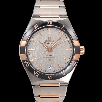 레플리카 [오메가] 남성용 1:1수제공정! 131.23.41.21.06.001 무브UP 컨스틸레이션 코-엑시얼 마스터 오토매틱 Cal.8900타입 41mm 18K 로즈골드 메탈줄 그레이 다이얼 omg20184  