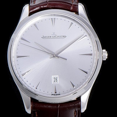 레플리카 [예거르꿀뜨르]남성용 마스터 울트라 씬 데이터 40미리 오토매틱 실버다이얼 JAG93454  