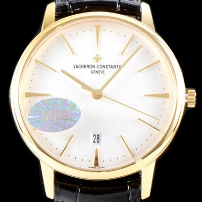 레플리카 [바쉐론콘스탄틴] 남성용 패트리모니 골드 베젤 화이트다이얼 40mm VAC0152  