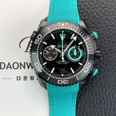 레플리카 [오메가] 남성용 씨마스터 신제품 215.92.46.51.01.003 플래닛 오션 600m 코액시얼 마스터 크로노미터 45.5mm 크로노그래프 오토매틱 Cal.9900 타입 딥 블랙 다이얼 omg0204  