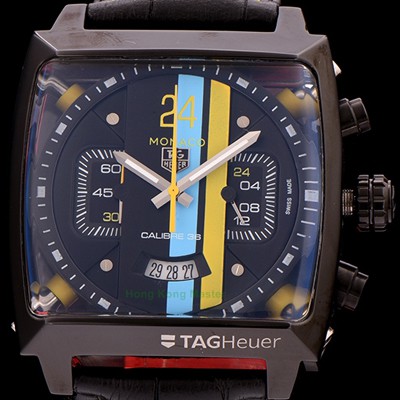 레플리카 [태그호이어] 남성용 뉴 모나코 컨셉트 24 크로노그래프 블랙다이얼 TAG0420  