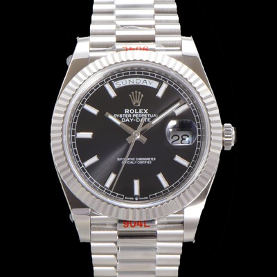 레플리카 [로렉스] 남성용 데이데이트 m228236-0003 40mm 오토매틱 Cal.3255 타입 블랙 다이얼 rol5304  