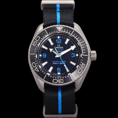레플리카 [오메가] 남성용 딥다이버신상 시마스터 6000M 울트라 딥 티타늄 45mm 나일론천 블랙다이얼 omg9153  