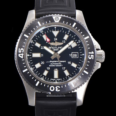 레플리카 [브라이틀링] 남성용 슈퍼오션 스페셜 오토매틱 ETA2824-2 44mm 러버우레탄 블랙다이얼 bre6248  