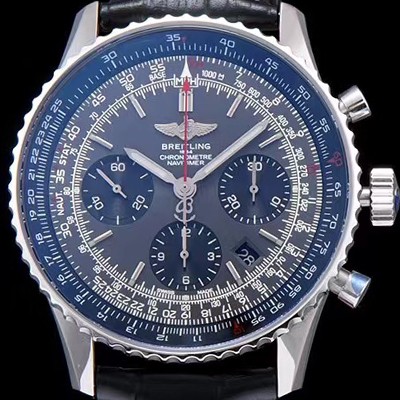 레플리카 [브라이틀링] 남성용 네비타이머 크로노그래프 그레이 다이얼 오토매틱 무브먼트 BRE0415  