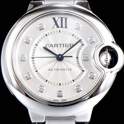 레플리카 [까르디에] 여성용 발롱블루 WE902074 오토매틱 화이트 다이얼 33mm CAR0044  