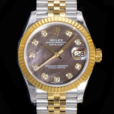 레플리카 [로렉스] 여성용 2021신상 데이져스트 오토매틱 ETA-2688 31mm 18K옐루골드 메탈줄 자게 다이얼 rol59406  