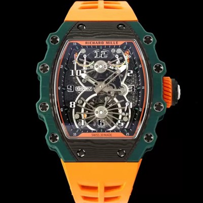레플리카 [리차드밀레] 남성용 RM21-02 투어빌론 포지드 카본 51mm 투르비용 무브먼트 스켈레톤 다이얼 ric0297  