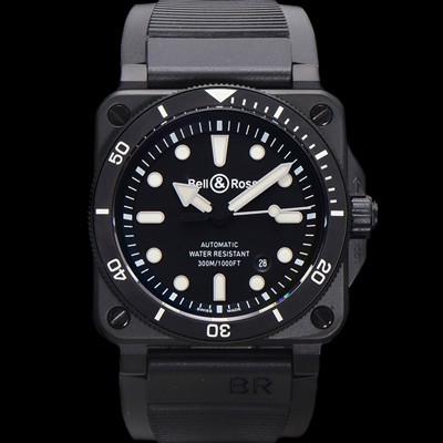레플리카 [벨엔로즈] 남성용 인스트루먼트03 BR03A-D-BL-CESRB 오토매틱 9015타입 42mm 세라믹 우레탄줄 블랙 다이얼 bel4110  