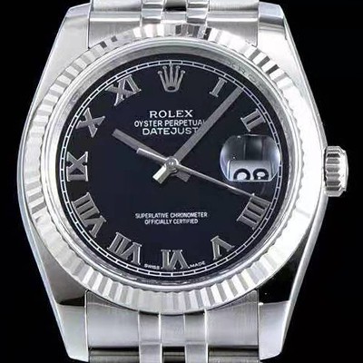 레플리카 [로렉스] 남성용 데이져스트 116234-0086 심플한 디자인 인기베스트 블랙 다이얼 로마 인덱스 스틸 브레이슬릿 ROL0305  