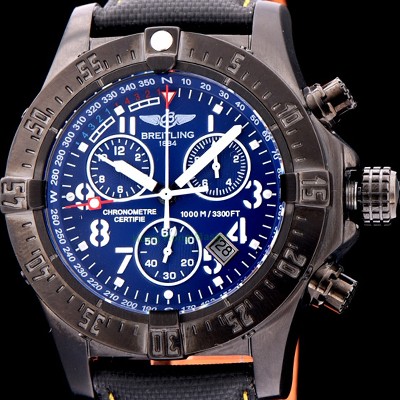 레플리카 [브라이틀링] 남성용 원드라이더 44mm 크로노그라프 쿼츠 블루다이얼 BRE0444  