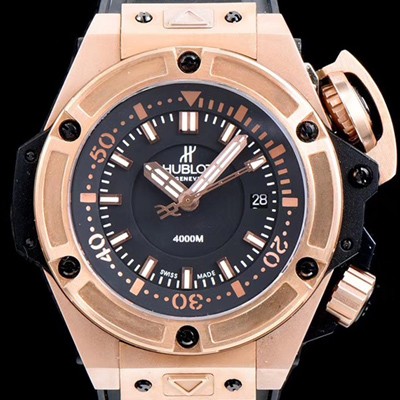 레플리카 [휴블렛] 남성용 빅뱅 킹파워 731.OX.1170.RX 최고급형 퍼펙트버젼 오셔노그래픽 4000 18k 로즈골드 블랙 다이얼 오토매틱 무브먼트 HUB0410  