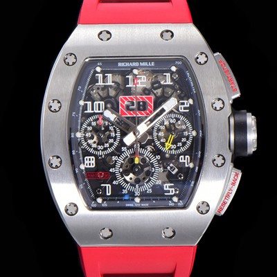 레플리카 [리차드밀레] 남성용 최고급형 RM11-03 플라이백 크로노그래프 50미리 스켈레톤 다이얼 오토매틱 무브먼트 RIC09645  