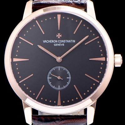 레플리카 [바쉐론콘스탄틴] 남성용 패트리모니 로즈골드 서브 세컨즈 블랙 다이얼 VAC0404  