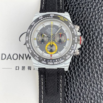 레플리카 [로렉스]남성용 데이토나 DIW 포지드카본 커스텀 40미리 크로노그래프 오토매틱 Cal.4130 무브먼트 그레이 다이얼 rol5657  