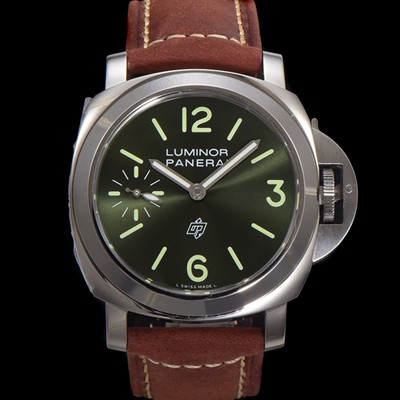 레플리카 [파네라이] 남성용 루미노르 PAM01624 3데이즈 수동형 무브먼트 44mm 그린 다이얼 pan5229  