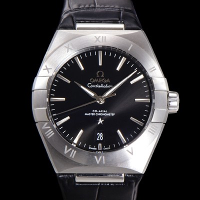 레플리카 [오메가] 남성용 1:1수제공정! 무브UP 컨스틸레이션 코-엑시얼 마스터 오토매틱 Cal.8900타입 41mm  가죽/우레탄 믹스 그레이다이얼  omg44298  