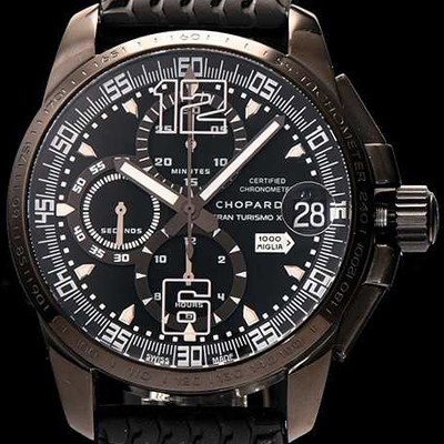 레플리카 [쇼파드] 남성용 밀레 미그리아 GT GMT 신형 100개 한정판 블랙다이얼 CHO0410  