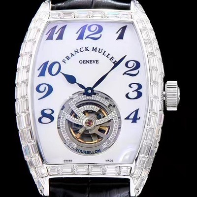 레플리카 [프랭크뮬러] 남성용 커벡스 화이트 다이얼 오토매틱 무브먼트 FRA0441  