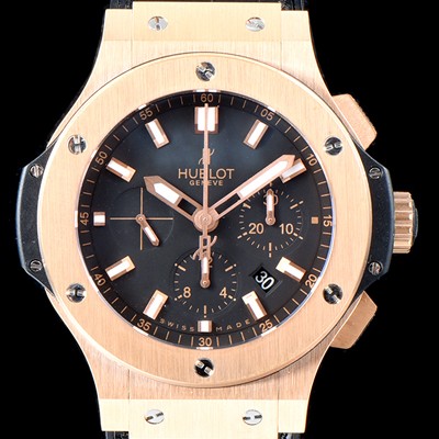 레플리카 [휴블렛] 남성용 빅뱅 크로노그래프 44mm 블랙 다이얼 에볼루션 7750 오토매틱 무브먼트 HUB0412  