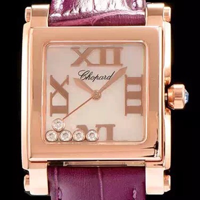 레플리카 [쇼파드] 여성용 해피 다이아몬드 화이트 쉘 다이얼 쿼츠 무브먼트 CHO0403  