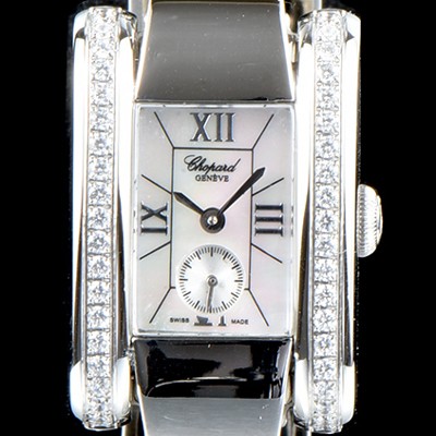 레플리카 [쇼파드] 여성용 라 스트라다 스위스 쿼츠 화이트 쥬얼리 베젤 자게다이얼 CHO0411  