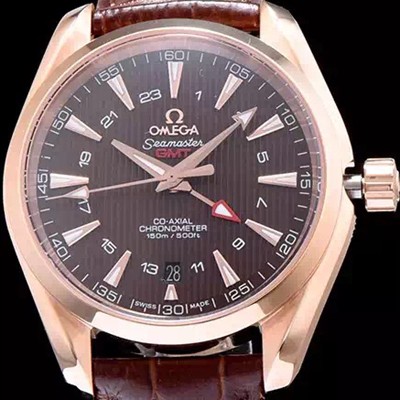 레플리카 [오메가] 남성용 시마스터 지엠티 브라운 다이얼 오토매틱 무브먼트 OMG0320  