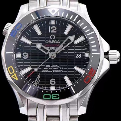 레플리카 [오메가] 남성용 시마스터 블랙 다이얼 오토매틱 무브먼트 OMG0014  